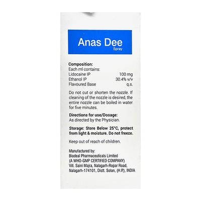 ANAS DEE Spray 50ml - Anaesthesia - Local-Ana