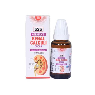 German's 525 Renal Calculi Drops 30 ml - Homeopathic Drops