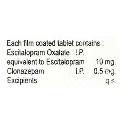 Ecitalop C Tablet 10'S - Anxiety-Anx