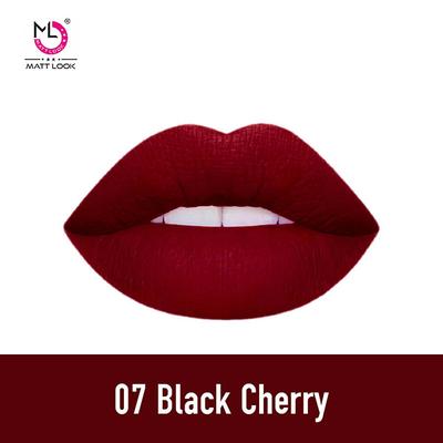 Matt Look Lip Makeup Temptation Liquid Matte Lipstick, Black Cherry 5 ml - Liquid Lipsticks
