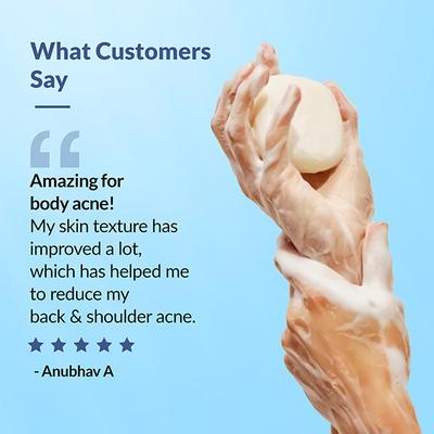 Fixderma Salyzap Soap with Salicylic Acid, Tea Tree Oil & Vitamin E, Acne Soap for Oily Skin 75 gm - Soaps