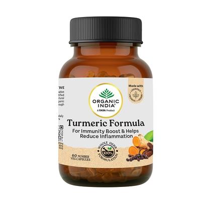 Organic India Turmeric Formula Veg Capsules 60's - Vitamin C