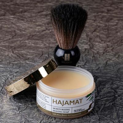 Hajamat Moisturizing Shaving Soap With Shea Butter & Coconut Oil 80 gm - Shaving Creams