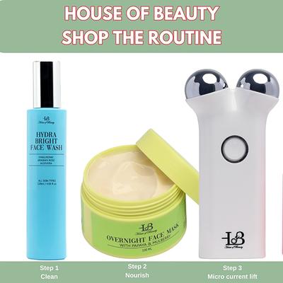 House of Beauty Overnight Face Mask-Pigmented Skin & Discoloration with Papaya Enzymes 100ml - Face Mask