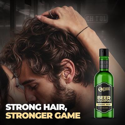 Beardo Mens Beer Shampoo Shiny and Bouncy Hair Tea Tree Oil, Calendula Oil and Aloe Vera 200 ml - Shampoos