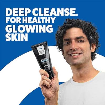 Bombay Shaving Company Charcoal Face Wash, Fights Pollution and Acne, Oil Control, 150gm each 2's - Face Washes