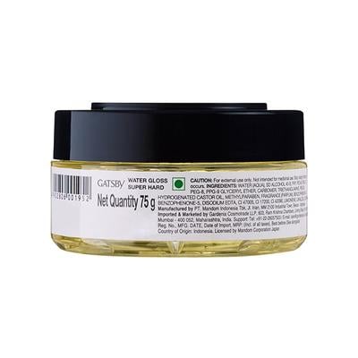 Gatsby Level 5 Water Gloss Super Hard Wax 75 gm - Hair Waxes