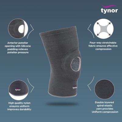 Tynor Knee Cap Open Patella (XL) (D 05) - Knee/Leg Supports