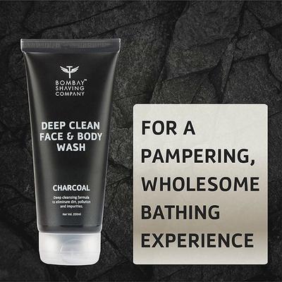 Bombay Shaving Company Charcoal Face & Body Wash 200 ml - Shower Gels & Body Wash