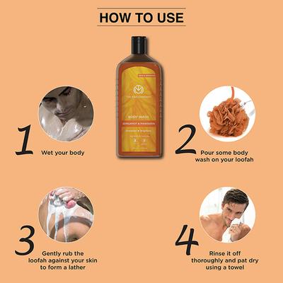 The Man Company Bergamot & Mandarin Body Wash 200 ml - Shower Gels & Body Wash