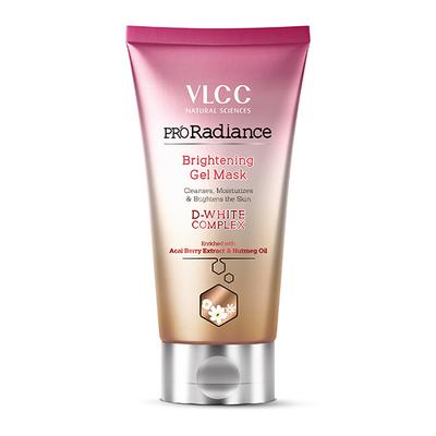 Vlcc Pro Radiance Brightening Acai Berry Extract & Nutmeg Oil Gel Mask 80 gm - Masks & Peels