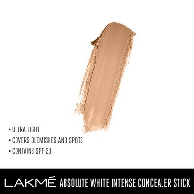 Lakme Absolute White Intense Spf 20 Concealer Stick IVORY 01 3.6 Gm - Concealer