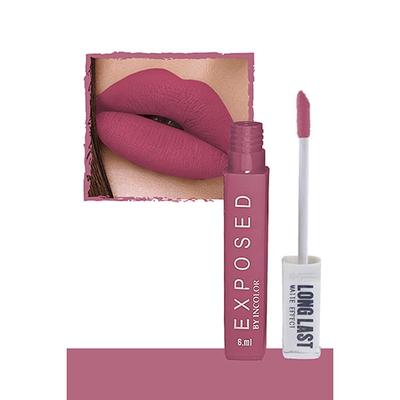 Exposed By Incolor Long Last Matte Effect Lip Gloss 04 6 Ml - Liquid Lipsticks