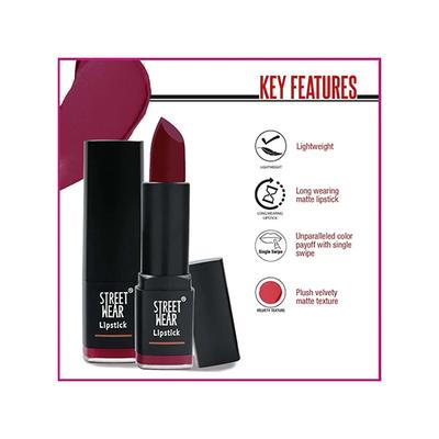 Streetwear Matte Lipstick - Pleasing Pink 4.2 Gm - Lipsticks