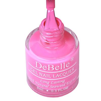 DeBelle Gel Nail Lacquer Strawberry Souffle Bubblegum Pink Nail Polish 8 ml - Nail Polish