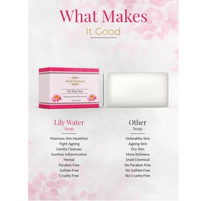 Nutriment, Khadi Nutriment Lily Water Soap 125 gm - Soaps