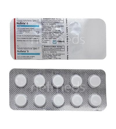 Nubeta 5mg Tablet 10'S - Hypertension-Bet