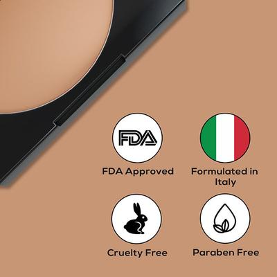 RENEE Face Base Compact - Walnut Beige 9 gm - Compact Powder