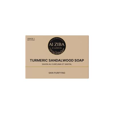 Alziba Cares Soap - Turmeric Sandalwood 100 g - Soaps