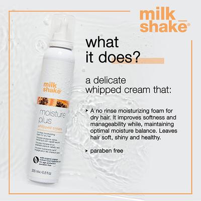 milk shake Moisture Plus Whipped Cream 200 ml - Hair Perms & Texturizers