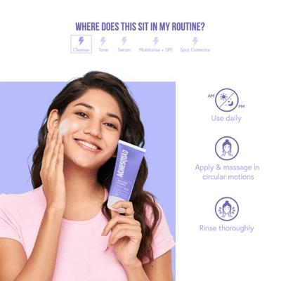 Acne Squad Kick-Start Cleanser With Salicylic Acid & Thymol T Essence 100 ml - Face Wash & Cleansers