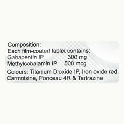 Mylamin G Tablet 10'S - Neuropathic Pain-Dru