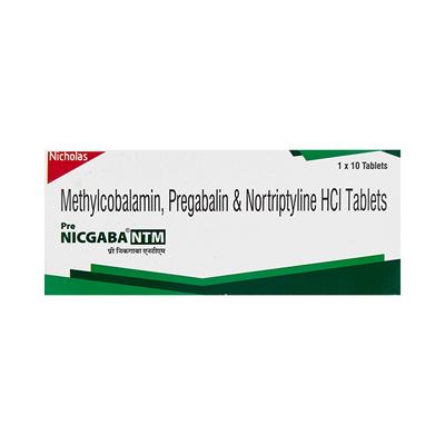 PRE NICGABA NTM Tablet 10's - Neuropathic Pain-Dru