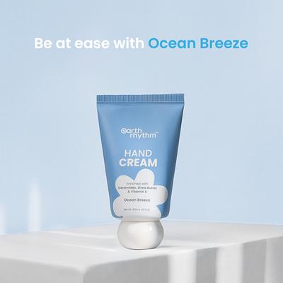 Earth Rhythm Hand Cream Ocean Breeze 30 gm - Lotions & Creams