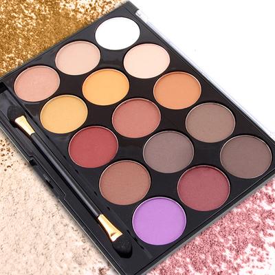 Miss Rose 15 Color Glitter Eyeshadow Palette 7001 - 077NY 01 20 gm - Face Palettes