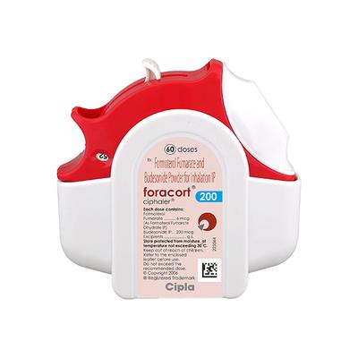 FORACORT 200 Ciphaler 60md - Asthma/COPD-Ast