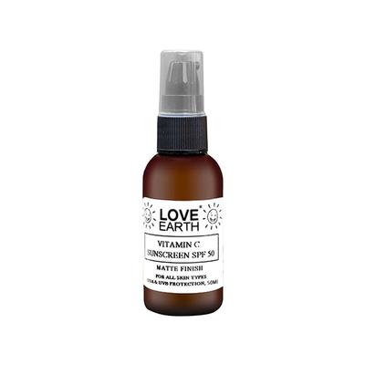 Love Earth Vitamin C Sunscreen SPF-50 for Sun's UVA, UVB Ray Protection with Vitamin C 50 ml - Body Sunscreen