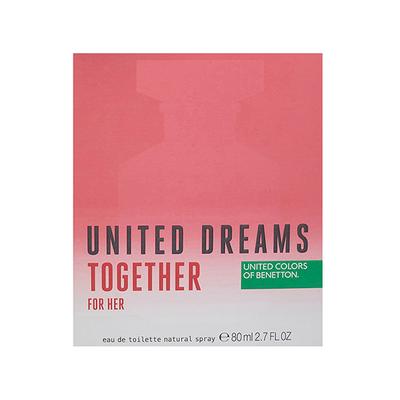 United Colors Of Benetton Together For Her Eau De Toilette 80 ml - Women Perfumes (Edt/Edp)