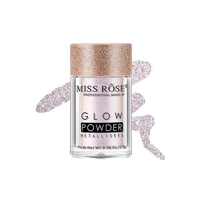 Miss Rose Professsional Makeup Glow Powder Metalises 7001 - 010M 04 20 gm - Highlighters & Illuminators