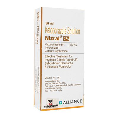 Nizral 2% Solution 50ml - Fungal Infections-Taa