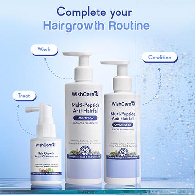 Wishcare Multi Peptide Rice Water Anti Hairfall Conditioner - Rosemary, Capilia Longa, HA and Caffeine 200 ml - Conditioners