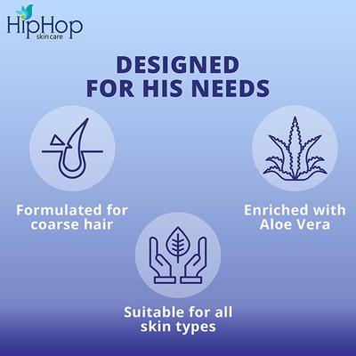Hiphop Skincare Hair Removal Cream Men 100 gm - Shaving & Hair Removal