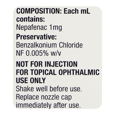 NEVANAC Ophthalmic Suspension 5ml - Eye conditions-Oph