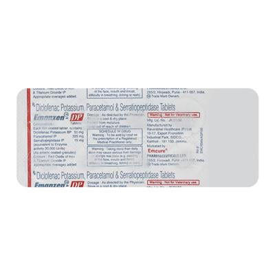 Emanzen DP Tablet 10'S - Pain relief-Nsa