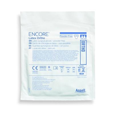 Ansell Encore Latex Ortho Powder Free Surgical Gloves Pair (7.5) (1 Pair) - Gloves - S