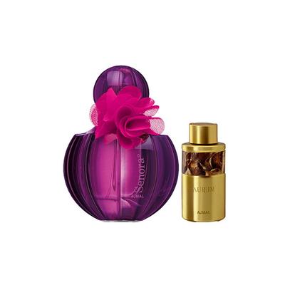 Ajmal Senora EDP Floral Spicy Perfume And Aurum Concentrated Perfume Oil Fruity Floral 85 ml - Women Perfumes (Edt/Edp)