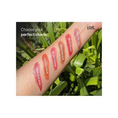 Love Earth Lip & Cheek Tint Multipot-Kiss And Tell with Richness Of Essential Oils And Vitamin E 8 gm - Blushes