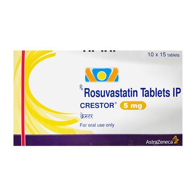 CRESTOR 5 Tablet 15's - High Cholesterol-Dys