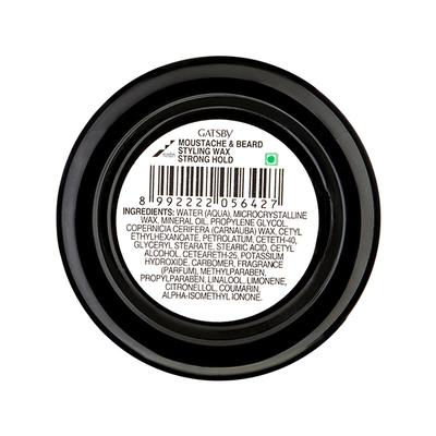 Gatsby Strong Hold Moustache & Beard Styling Wax 25 gm - Beard Wax