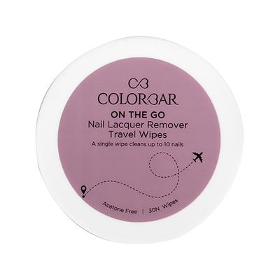 Colorbar On The Go Nail Lacquer Remover Wipes Rainbow Bouquet - 30's - Nail Polish Remover
