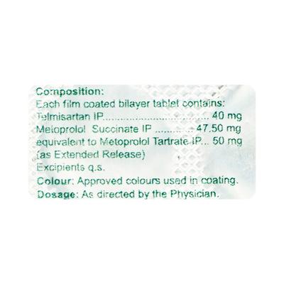 Telmichek M 50mg Tablet 10'S - Hypertension-Bet