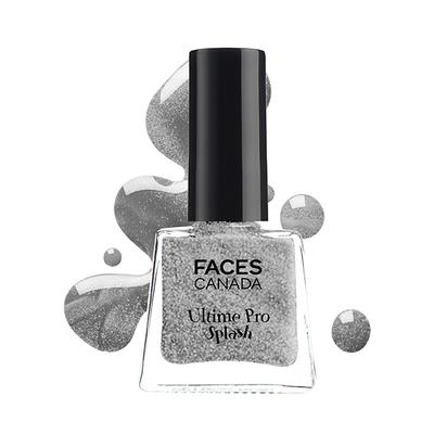Faces Canada Ultime Pro Splash Nail Enamel Silver Frost 61 5ml - Nail Polish