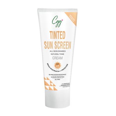 CGG Cosmetics Tinted Sunscreen Cream SPF 45 Broad Spectrum PA+++ Protection 50 gm - Bb & Cc Creams