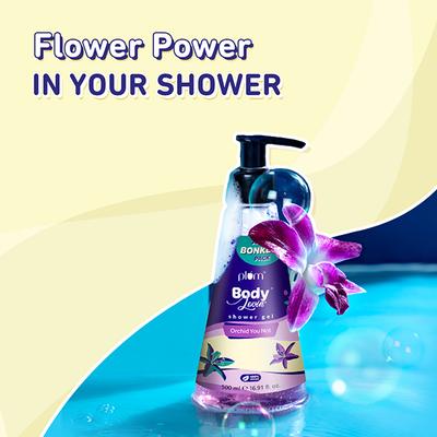 Plum Bodylovin' Orchid-You-Not Shower Gel SLS-Free Body Wash for Women Long Lasting Floral Fragrance 500 ml - Shower Gels & Body Wash