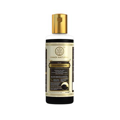 KHADI NATURAL COLD PRESSED BLACK SEED KALONJI OIL 100 ml - Hair Oils