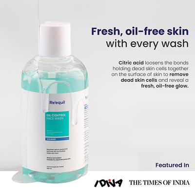 Reequil Oil Control Face Wash 200ml - Face Wash & Cleansers